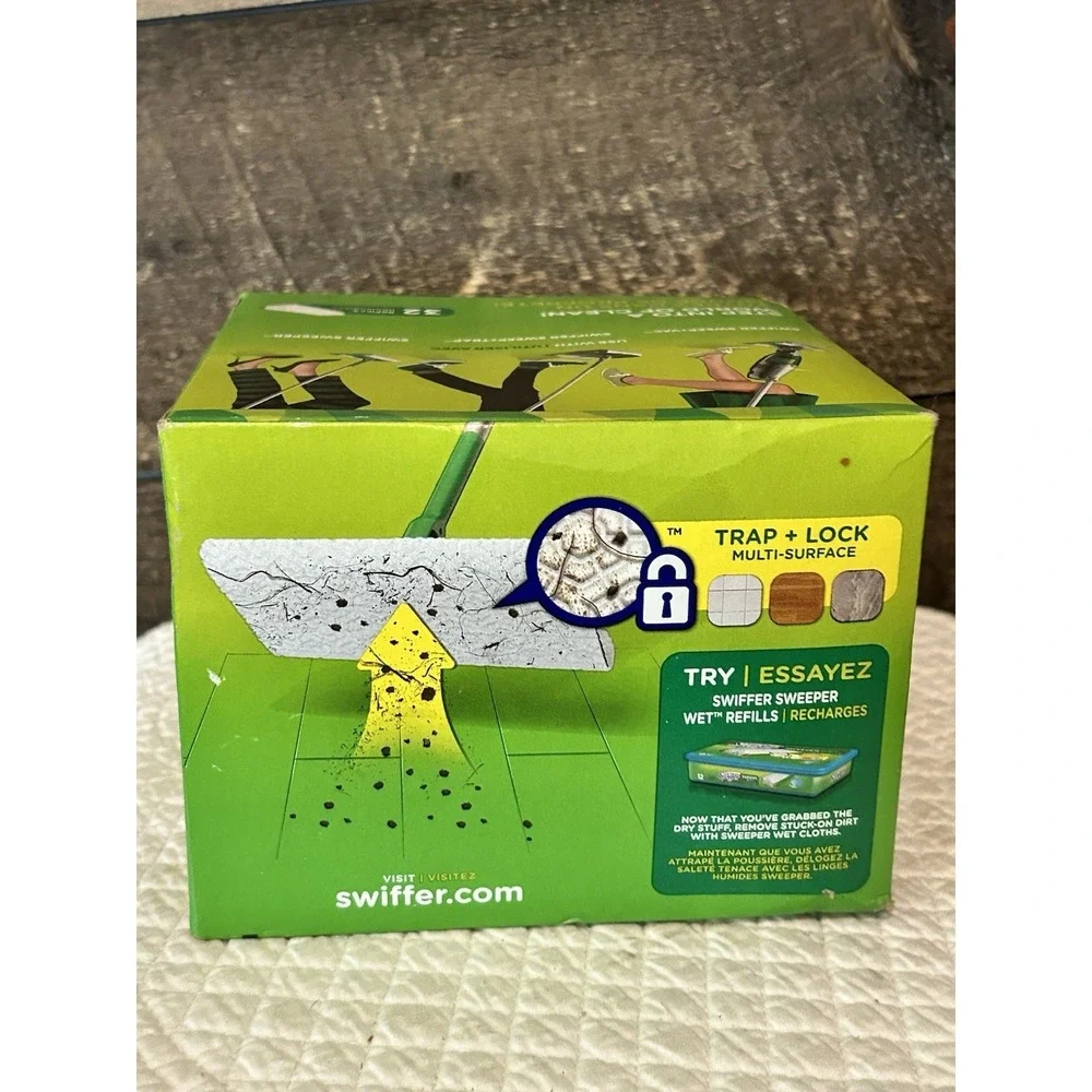 Swiffer Sweeper Dry Sweeping Cloths, Refills, Unscented,‎ 32 ct.